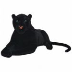 Pantera de Peluche, Preto, XXL