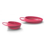 Nuvita Conjunto de Prato e Tigela Rosa - NU8461R