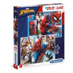 Clementoni Puzzle 2x60 peças - Spider-Man - 21608