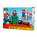 Jakks Pacific World Of Nintendo: Super Mario Diorama Set - Acorn Plains