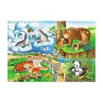 Ravensburger Puzzle Animais do Zoo 2x12 Peças - 076024