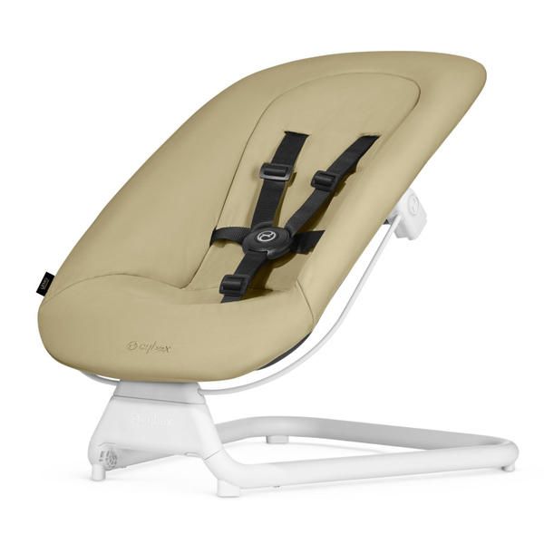 Cybex шезлонг для новорожденного lemo bouncer pale beige