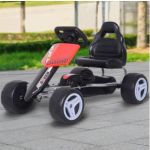 Homcom Kart com Pedais corrida C/ Assento Ajustável 3-8 Anos - M3230