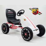 Peke Kart Fiat Abarth Pedal White (as7502b)