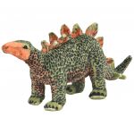 Brinquedo Montar Estegossauro Peluche Verde e Laranja - 91346