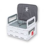 Nikidom Cadeira Portátil Flat Pack Portable Booster Heather Grey - NI3380