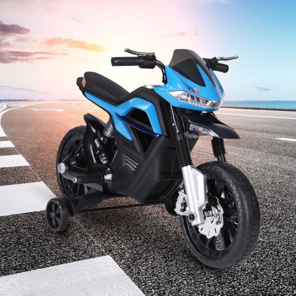 Moto elétrica de brincar para crianças vermelha HomCom 370-102RD - Comprar  com preços económicos