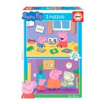 Educa 2x Puzzle 20 Peppa Pig - ED18087