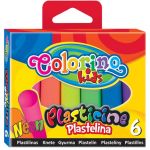Colorino Plasticina Neon 6 Cores - PRT42666