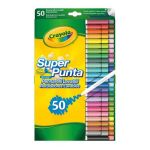 Crayola - 50 Marcadores Súper Ponta Laváveis