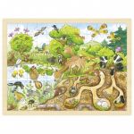 Goki Puzzle de Madeira Descobrindo a Natureza - 57582