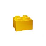 LEGO Caixa Guarda Legos Brick Amarelo