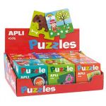 APLI Expositor Jogo Puzzle Kids 6un (Vermelho) - APL13334