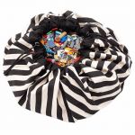 Play & Go Saco de Arrumação Riscas Preto