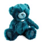 Doudou Et Compagnie Urso de Peluche de Coleção 40 cm Azul-pavão