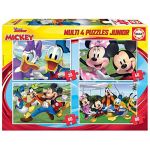 Disney 4 Multi Puzzles Mickey & Friends EDU1323