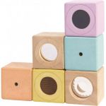 Plan Toys Sensory Blocks Pastel Collection - PT5257