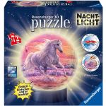 Ravensburger Puzzle-Ball 3D Night Light 72 Peças Horses on the Beach