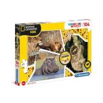 Clementoni Puzzle 104 pçs - Wildlife Adventure - 27143