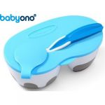 Baby Ono Tigela de Duas Câmaras com Colher Azul BO958 - BO958