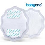 Baby Ono - Discos Absorventes Natural Nursing Breast Pads 24 un. Branco - BO1037