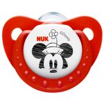 NUK Pack 2 Chupetas Látex Disney Mickey Mouse 6-18m Cinzento / Transparente
