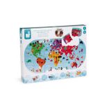 Janod Puzzle de Banho 28 peças Mapa Mundo - JAN091