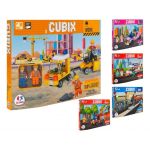 Globo Cubix Construções com Duas Figuras