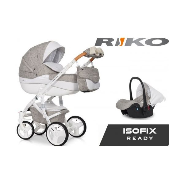 Riko Conjunto Duo Multifuncional Brano Luxe + Carlo Isofix Ready Latte ...