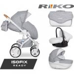 Riko Conjunto Duo Multifuncional Brano Luxe + Carlo Isofix Ready Grey Fox