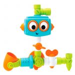 Infantino Robot para o Banho com Várias Atividades Sensory Azul Claro / Multicolor