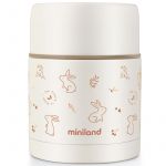 Miniland Termo para sólidos Natur Bunny Eco (600 ml) Branco