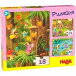 Haba 3 Puzzles Fadas Brilhantes - hb305197