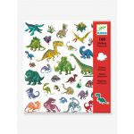 Djeco 160 Autocolantes Dinossauros da Verde Medio Liso com Motivo - 6200321986730