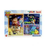 Clementoni Puzzle Maxi Toy Story 4 Disney 3x48pzs - 8005125252428