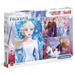 Clementoni Puzzle Maxi Frozen 2 Disney 3x48Pcs