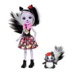 Mattel Enchantimals Boneca com Mascote Sage Skunk e Caper