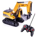 Escavadeira de Controle Remoto Digger Tractor Toy com led & Sound Escala - MS007794
