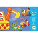 Djeco Puzzles Veículos - Duplos De 2 Peças