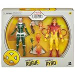 Hasbro Set 2 figuras Pyro y Rogue Marvel Legends 15cm