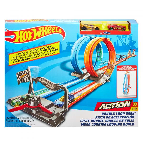 Hot Wheels Pista Looping de Velocidade X9285 Mattel em Promoção na