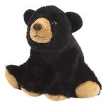 Wild Republic Peluche Mini Cuddlekins Urso Negro 20cm