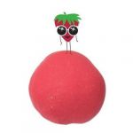 Tutti Frutti Plasticina Brilhante Pote 100g - Morango - BJ16024MORANGO