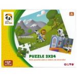 Puzzle Olivo 2X24 Pecas Panda 27 - Jogos e brinquedos - WOOK