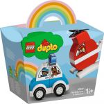 LEGO Duplo Helicóptero Bombeiros Carro Polícia - 10957
