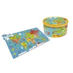 Scratch Puzzle World Map 150 Peças