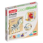 Quercetti Giocawood 4 Puzzles Selva 6 Pcs - QCT00710