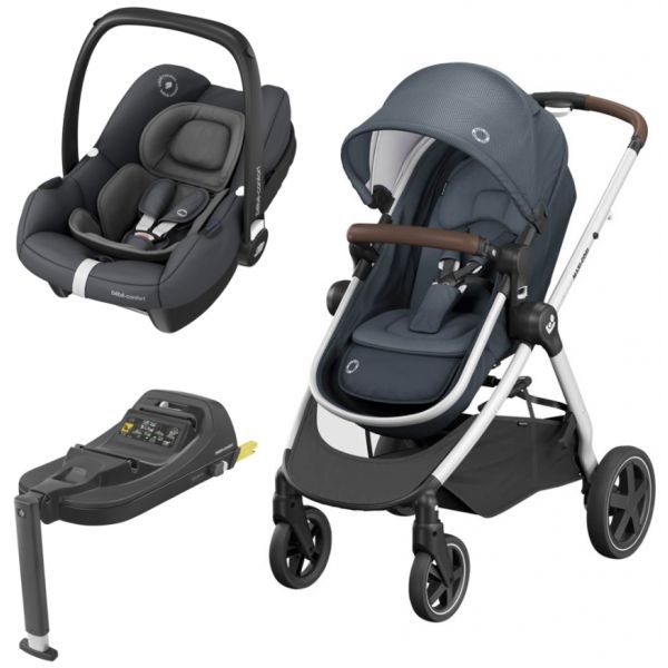 Maxi Cosi Conjunto Duo Zelia 2 Tinca Base Isofix Tinca Essential Graphite Kuantokusta