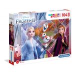 Clementoni Puzzle Maxi 104 pçs - Frozen II - 23739