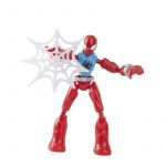 Hasbro - Marvel Bend And Flex Scarlet Spider Figura - Spider-man